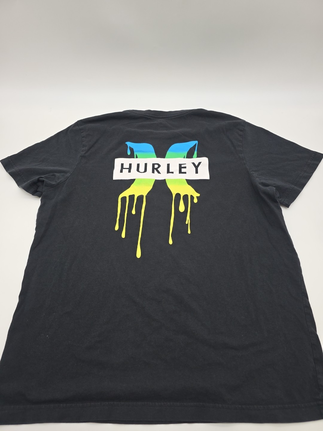 Hurley T-Shirt Men Large Black Graphic Print Logo…#46305 gallery