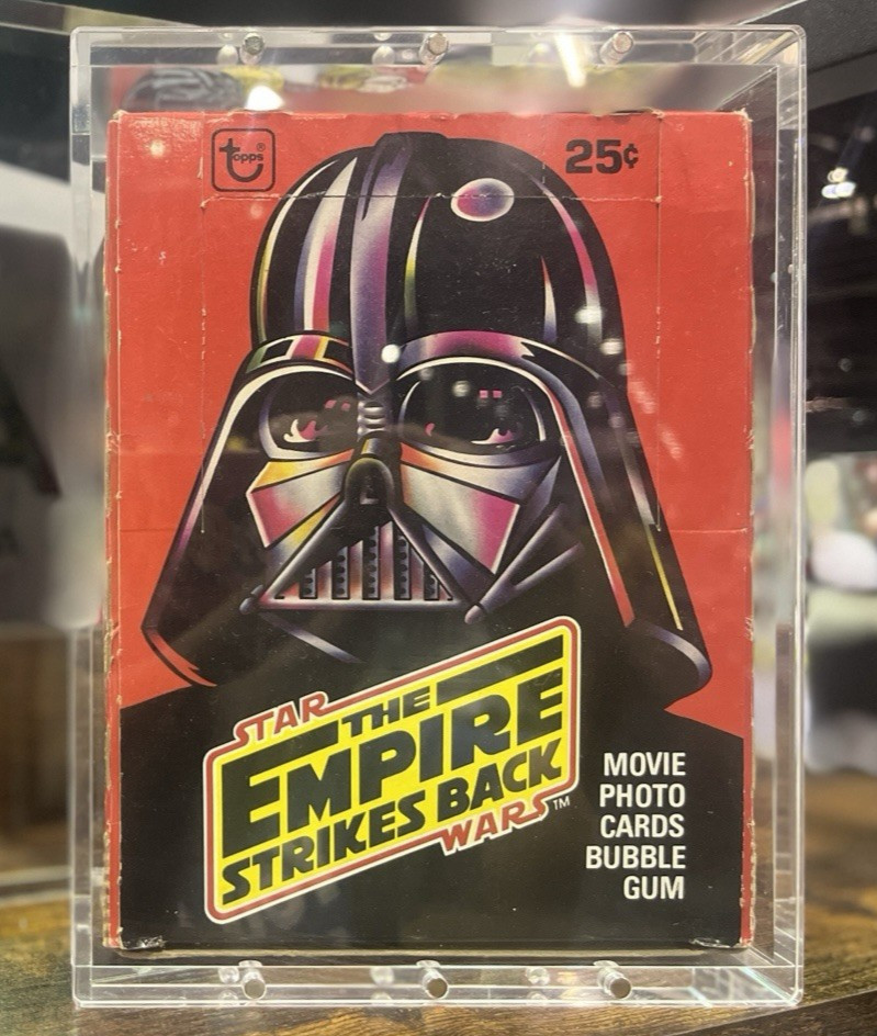 Acrylic Display Case Magnetic FITS 1980 Topps Star Wars Empire Strikes Back Box