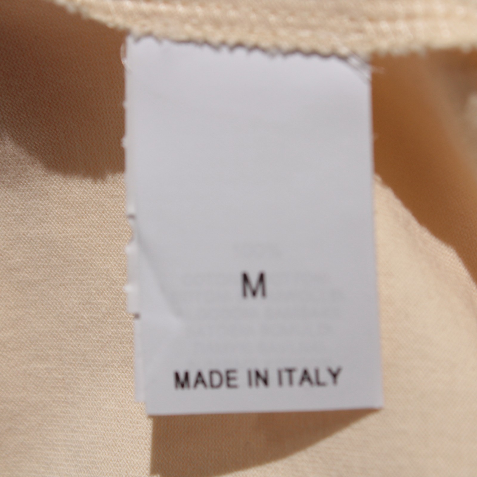 Brunello Cucinelli NWT Short Sleeve T-Shirt Size M in Light Yellow 100% Cotton gallery
