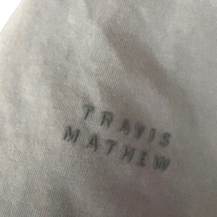 TravisMathew Mens Small Light Blue Gray Short Sleeve Crew Neck T-Shirt gallery