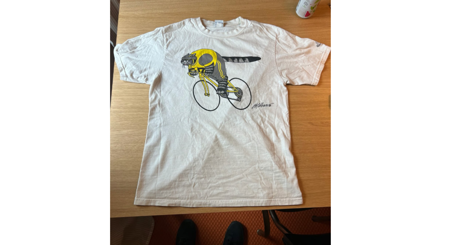 Vintage B Kliban Cat Bike T Shirt Crazy Shirts Hawaii Size Small gallery