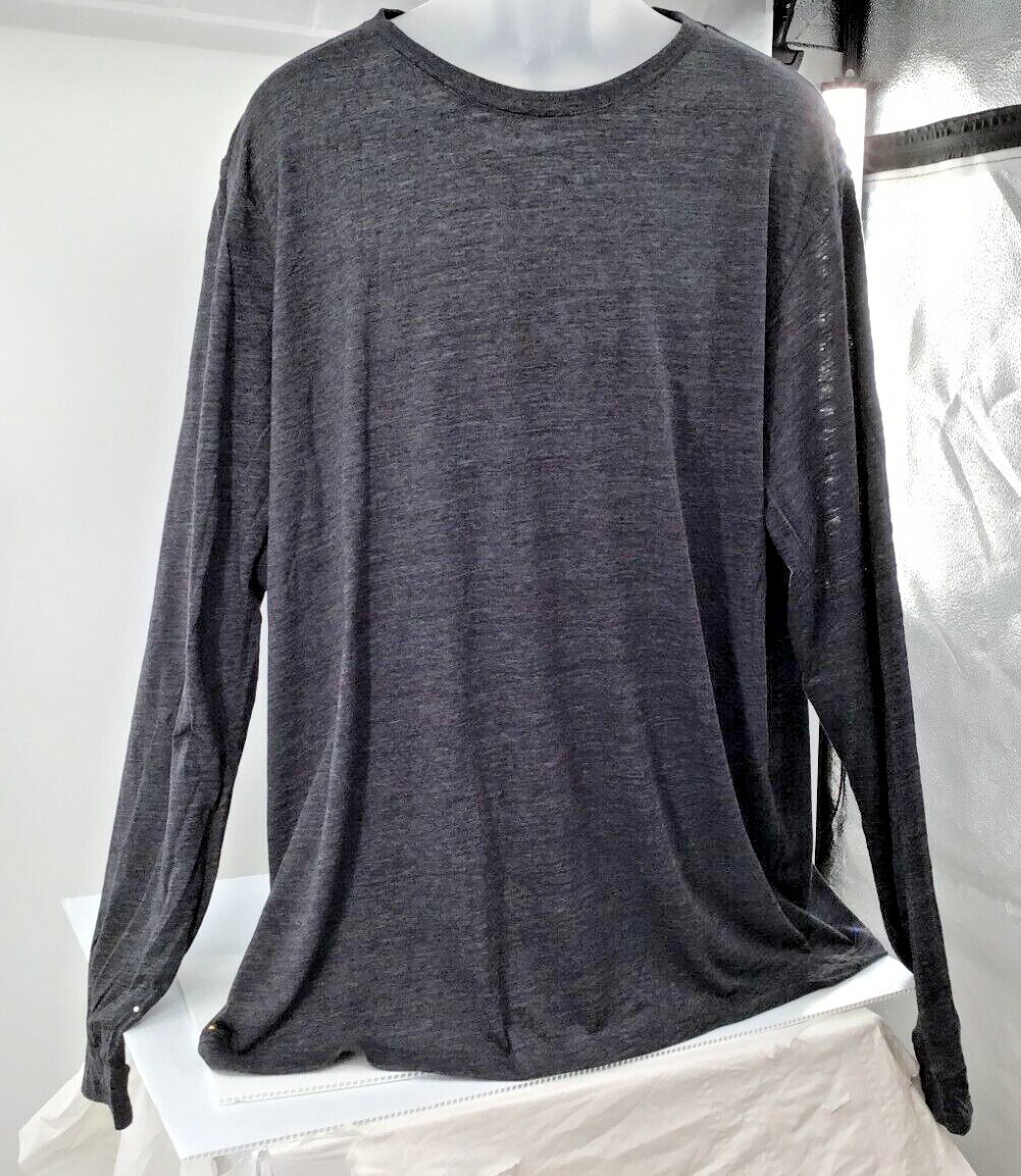 Long Sleeve T Shirts, Tri Blend Charcoal G Bella + Canvas - Signature Textures gallery