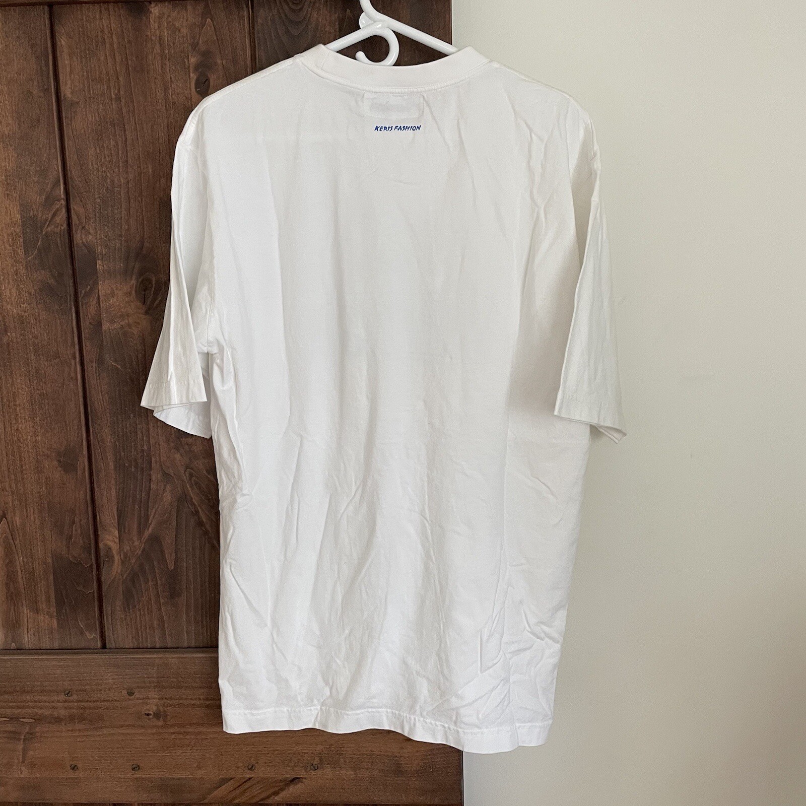 VTG 90s Tshirt Mens Large Indonesia Graphic Tee White Y2K Grunge Retro gallery