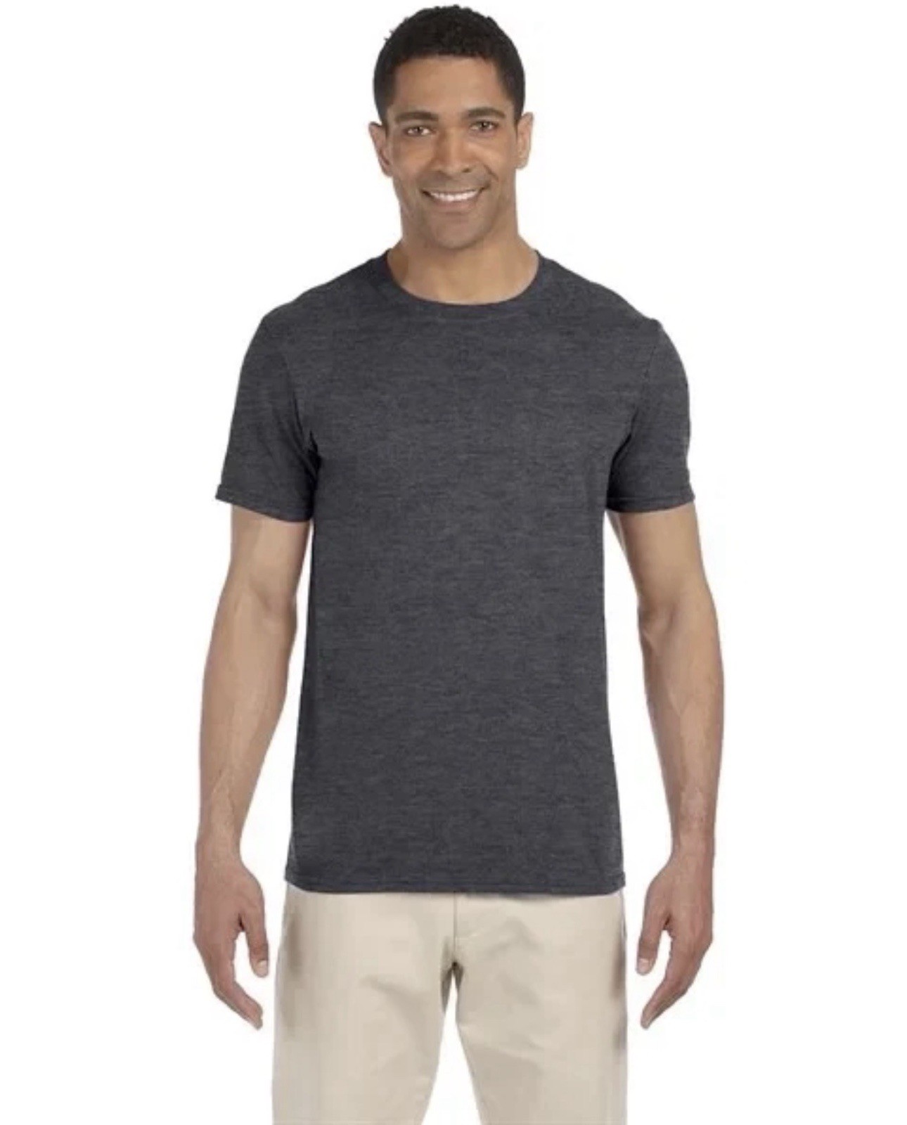 Gildan Soft Style 64000 Unisex Adult Short Sleeve T-Shirt - Dark Heather gallery