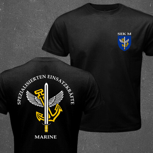 German Navy Marine Naval Special Deployment Force SEK M KSM Frogmen T-shirt gallery