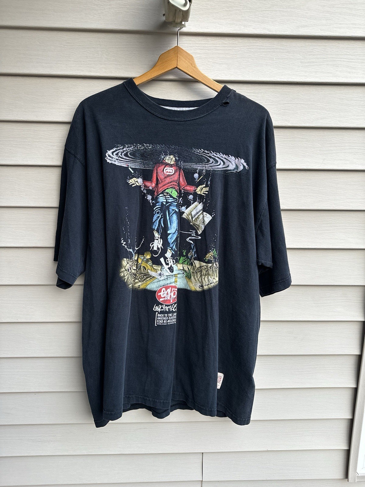 RARE Vintage 1997 Marc Ecko Unltd Fall/Winter Collection Graffiti Shirt XXL
