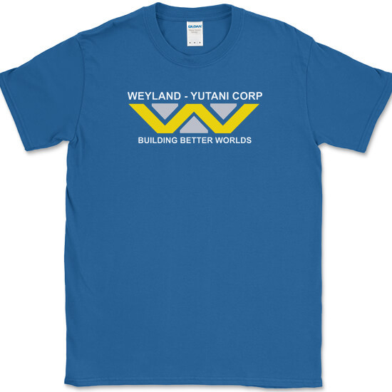 Weyland-Yutani Corporation T-Shirt Funny Aliens Movie Humor Graphic Tee gallery