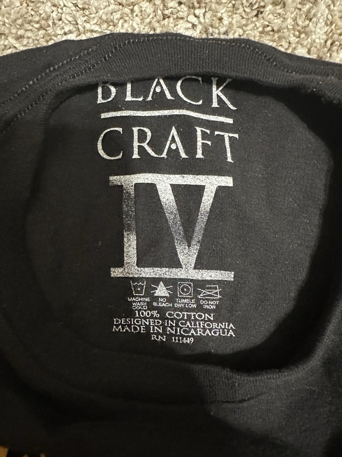 Blackcraft Cult Graphic Tee T-Shirt Large: Reaper And Jack-O’-Lantern Halloween gallery