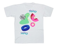 Everybody World 100% Recycled Cotton Graphic Crew Neck Men’s T-Shirt NWT White