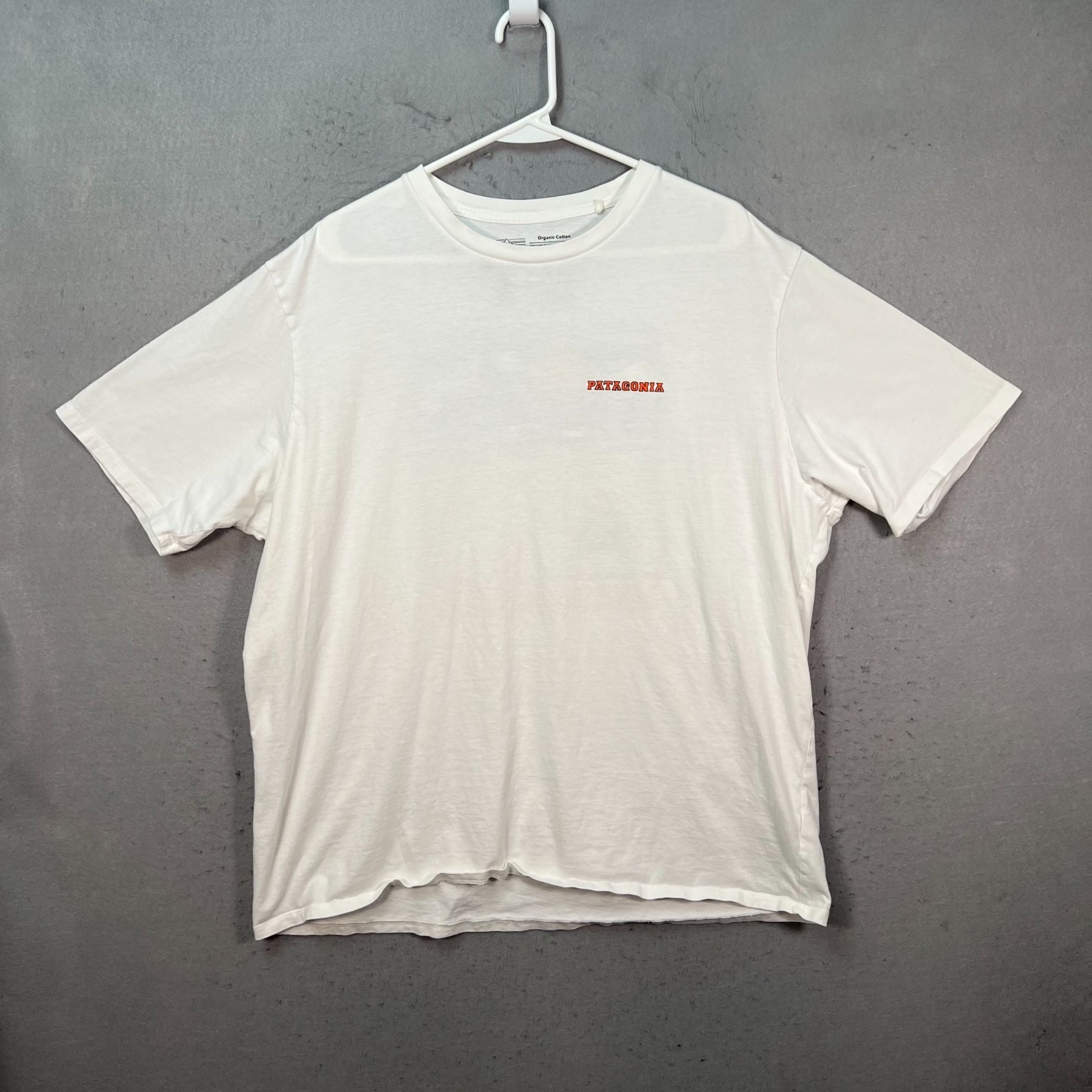 Patagonia Mens XL Regular Fit Organic Cotton T-Shirt White gallery