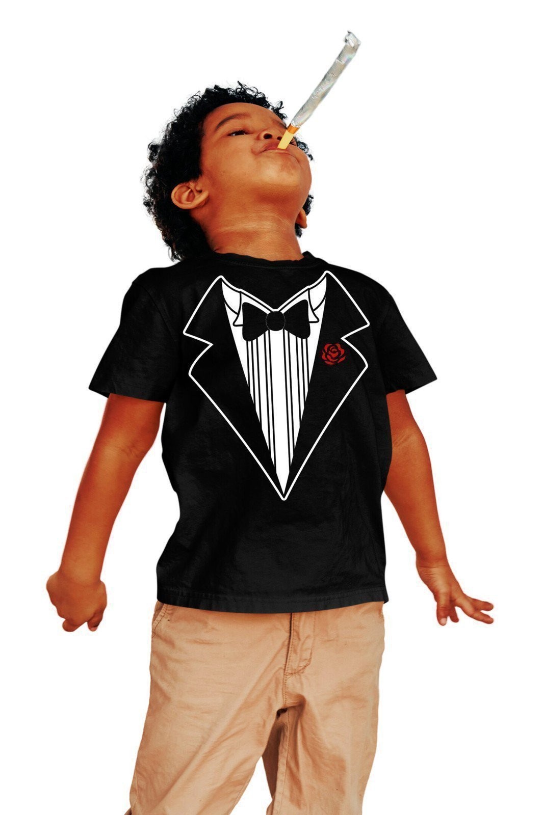 Kids Funny Tuxedo Tee T-Shirt Boys & Girls Formal Tux Tee Youth gallery