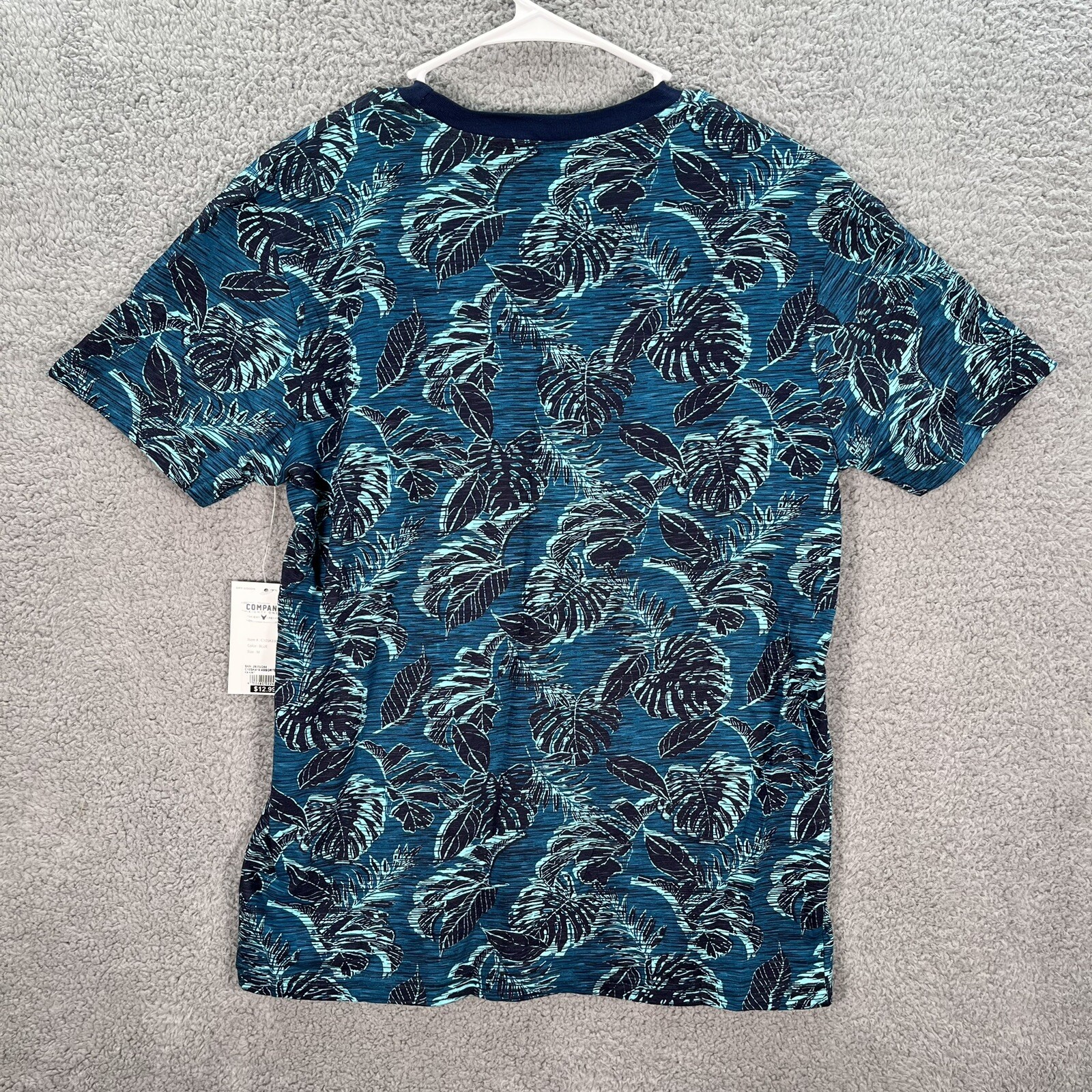 Trademark Company 81 Shirt Adult Medium Blue Preppy Aloha Beach Hawaiian NEW gallery