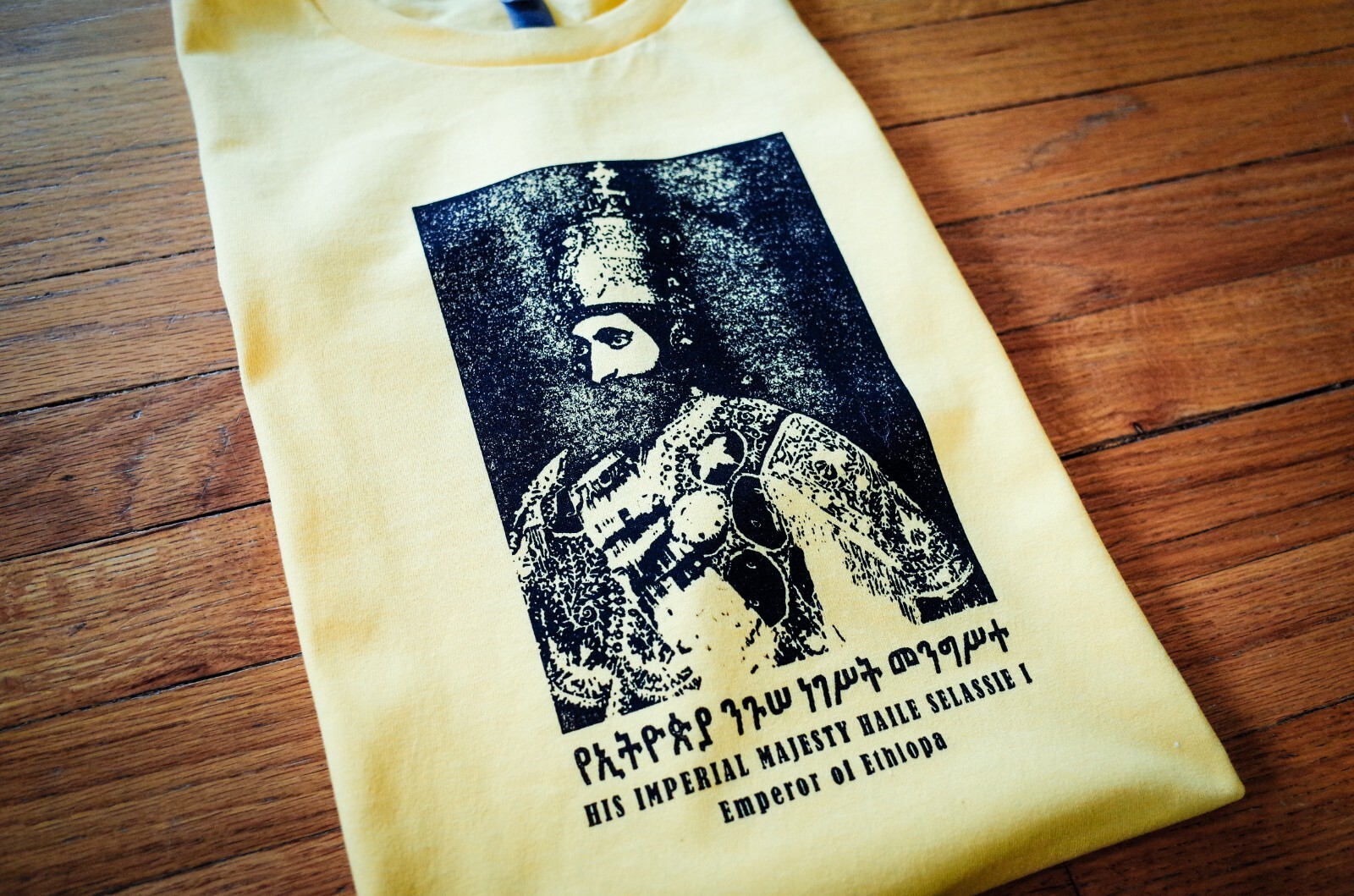 Vintage Haile Selassie I T-Shirt, Jah Rastafari, Africa, Rasta, Ethiopia, Reggae gallery
