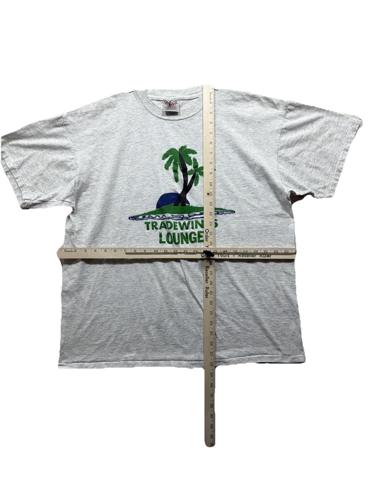 Vintage Tradewinds Lounge Gray Oneida Graphic T Shirt Men’s XL gallery