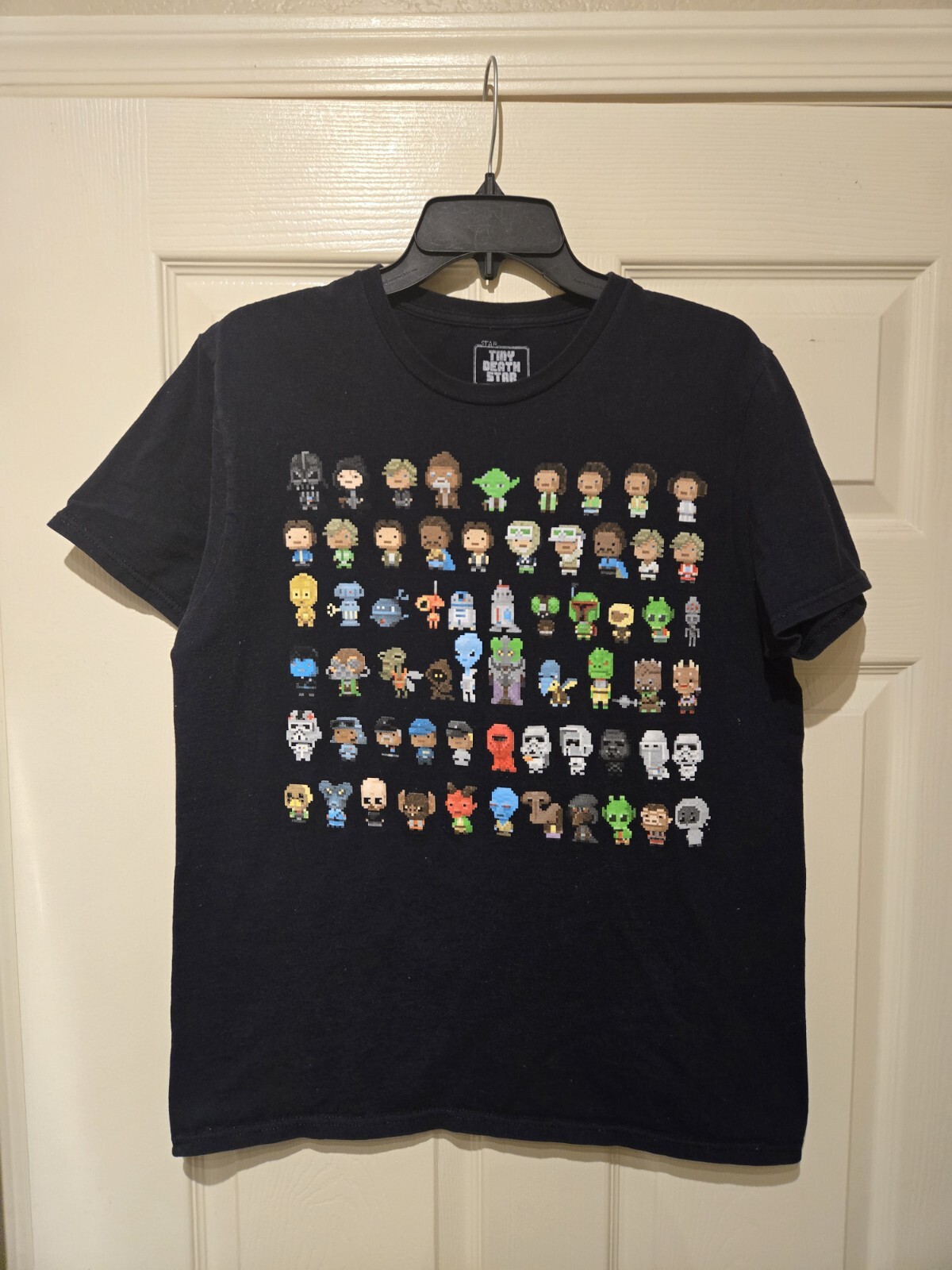 Men's Star Wars Tiny Death Star T Shirt Graphic Tee Headshots M Medium gallery
