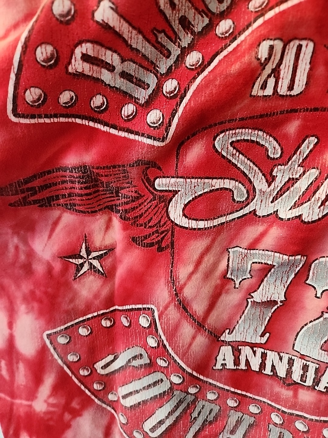 Red Tie Dye Black Hills Rally 2012 Sturgis 72nd Annual South Dakota gallery