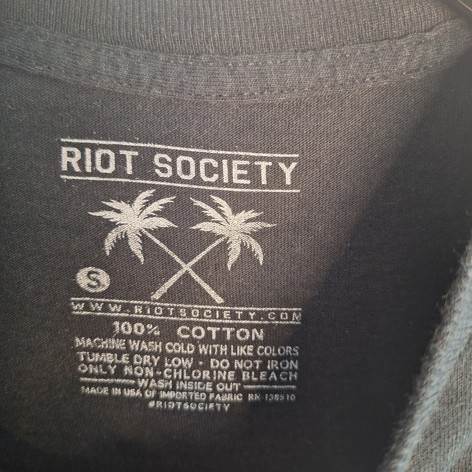 Riot Society Mens Sz S Panda Collection Shirt !00% Cotton USA Made Street Wear gallery