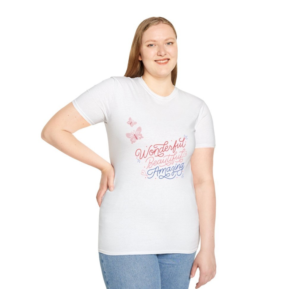 Unisex Softstyle T-Shirt Wonderful Beautiful Amazing gallery
