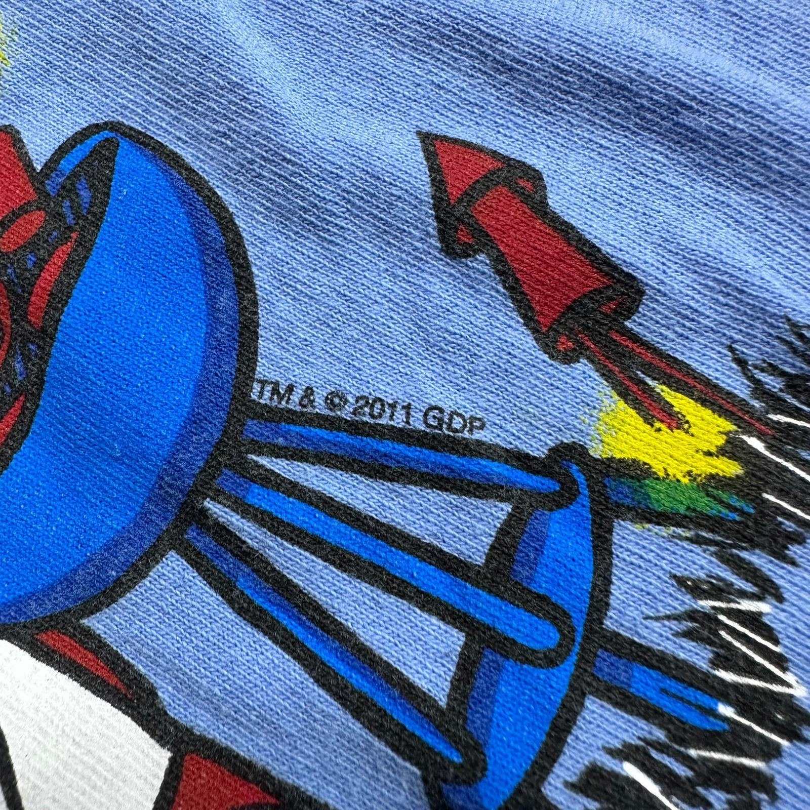 Liquid Blue Grateful Dead Style Grilling Chillin Bear T Shirt XL gallery