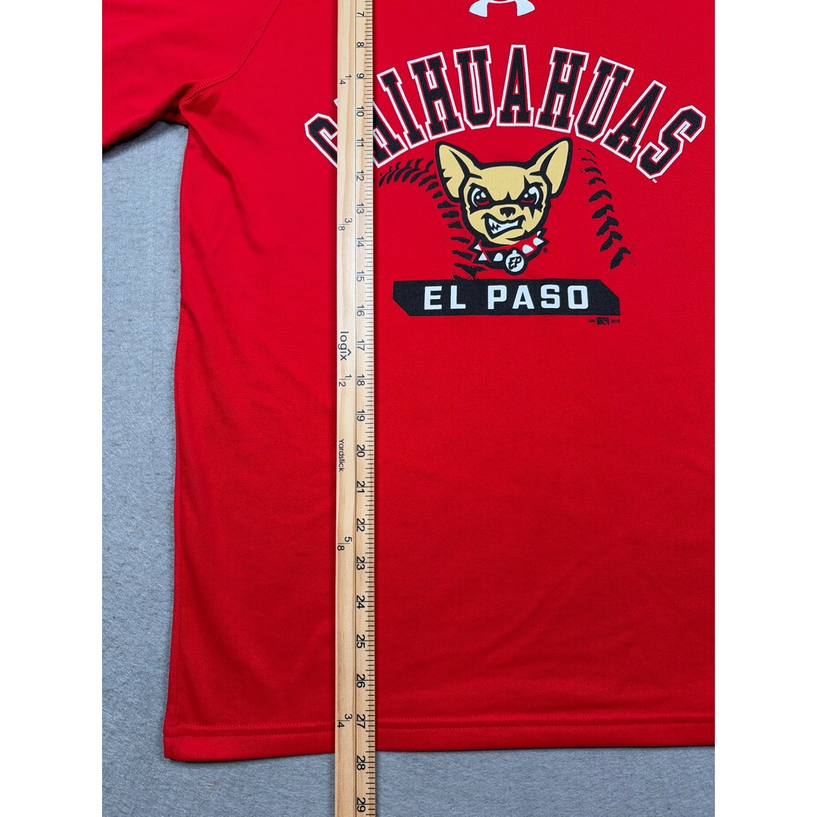 El Paso Chihuahuas Minor AAA Baseball Mens Small Under Armour HeatGear T-Shirt gallery