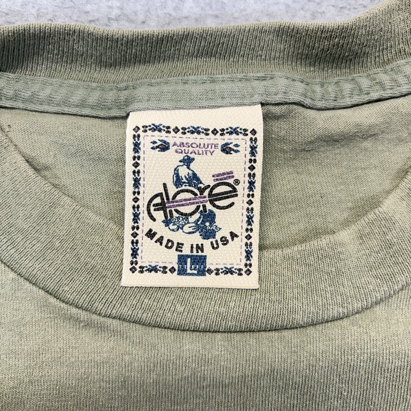 Vintage 1998 Lemurs of Madagascar T-Shirt Men’s L Green Single Stitch USA gallery