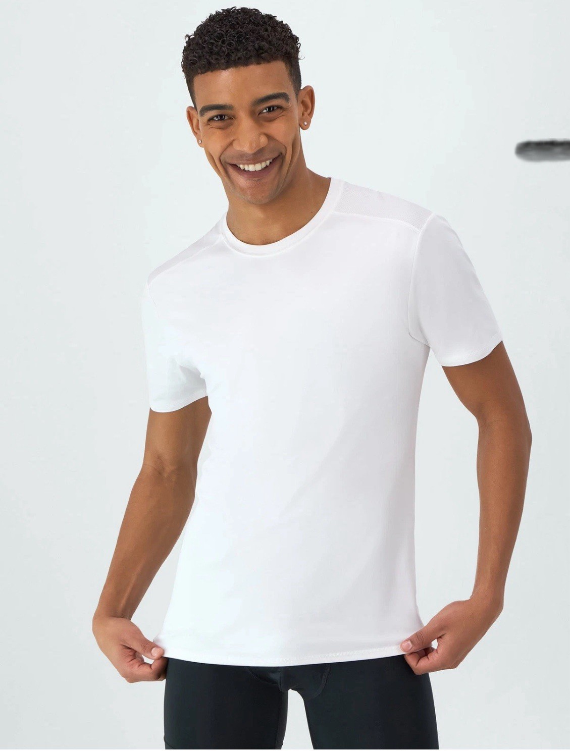 Hanes Men’s X-Temp Mesh Back T-Shirt 3-Pack | Moisture-Wicking, BreathableWhite gallery