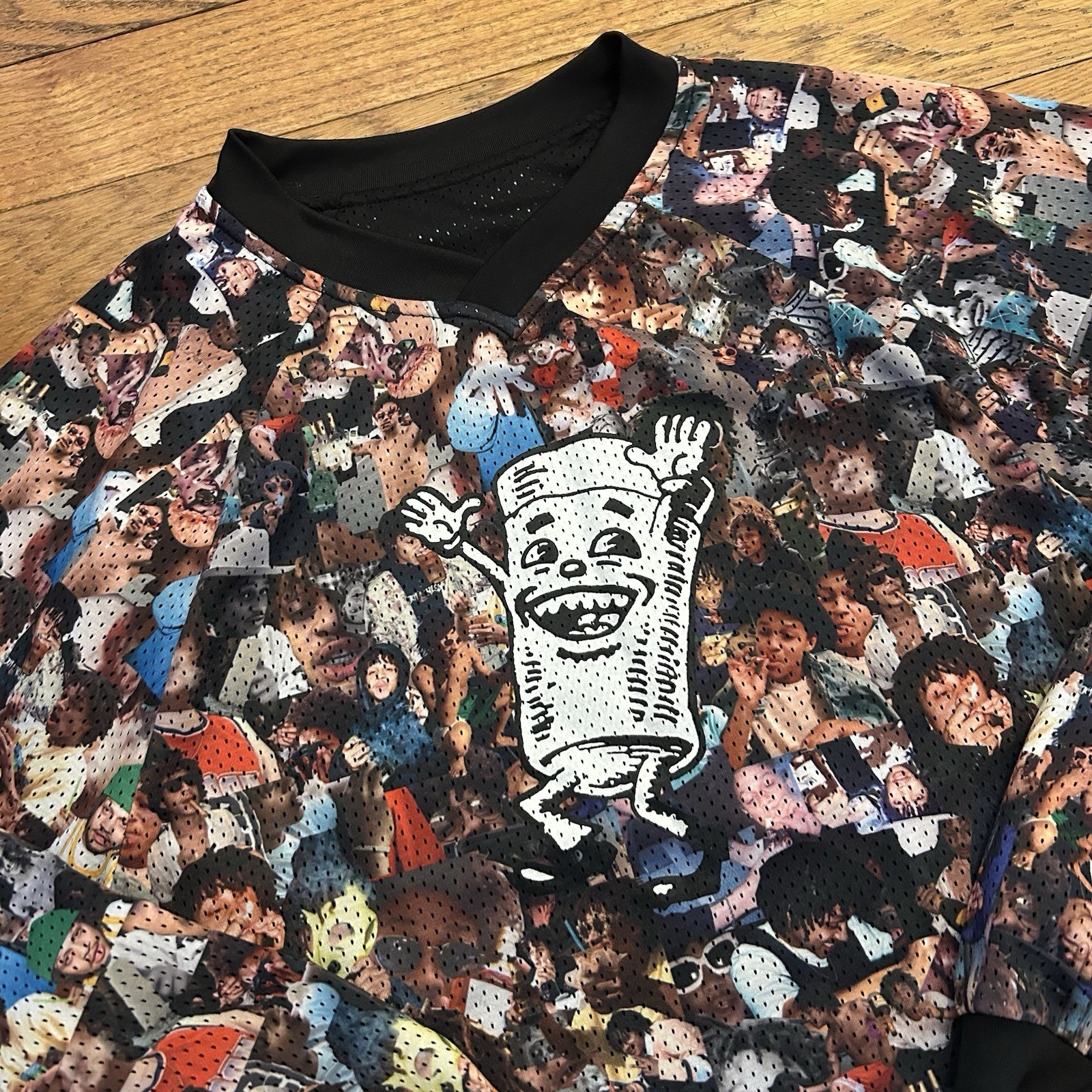 F*cking Awesome Party Cup Reversible Long Sleeve Jersey Tee Shirt Medium gallery