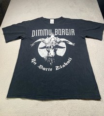 Dimmu Borgir Shirt Medium Religion Sickens Me Graphic Metal Rock Punk