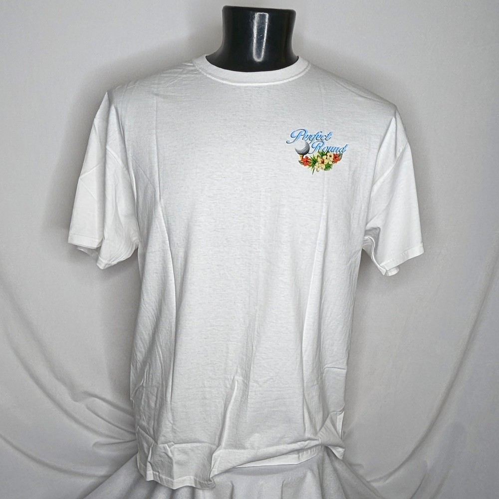 Croft & Barrow Men’s Short Sleeve Graphic TShirt White Large
