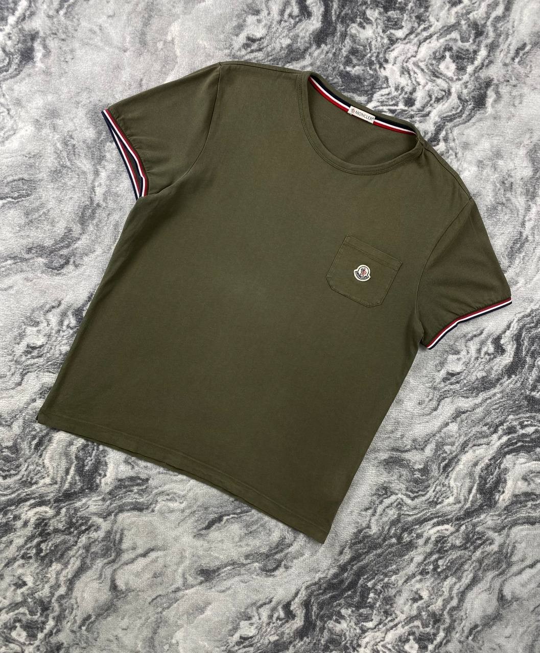 Moncler Maglia T Shirt Men Size M Green
