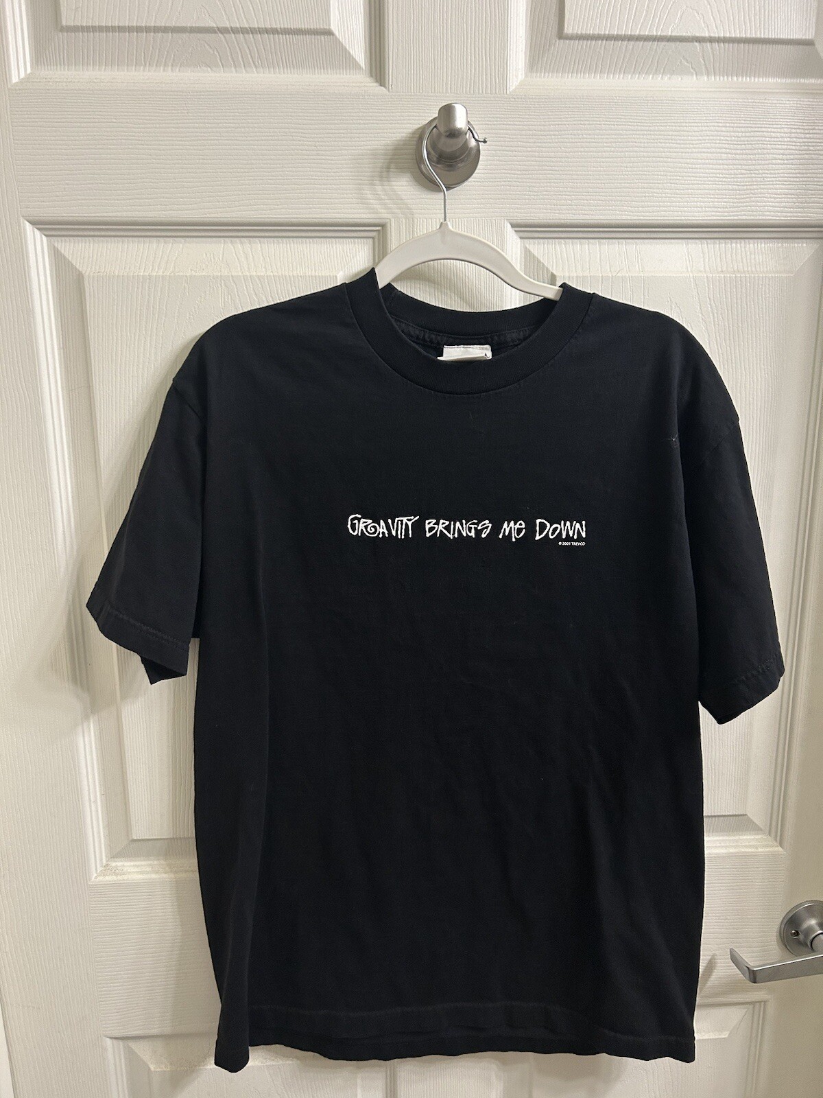 Men’s Discovery Channel Store Vintage Tee Size Large Gravity Double Sided 2001 gallery