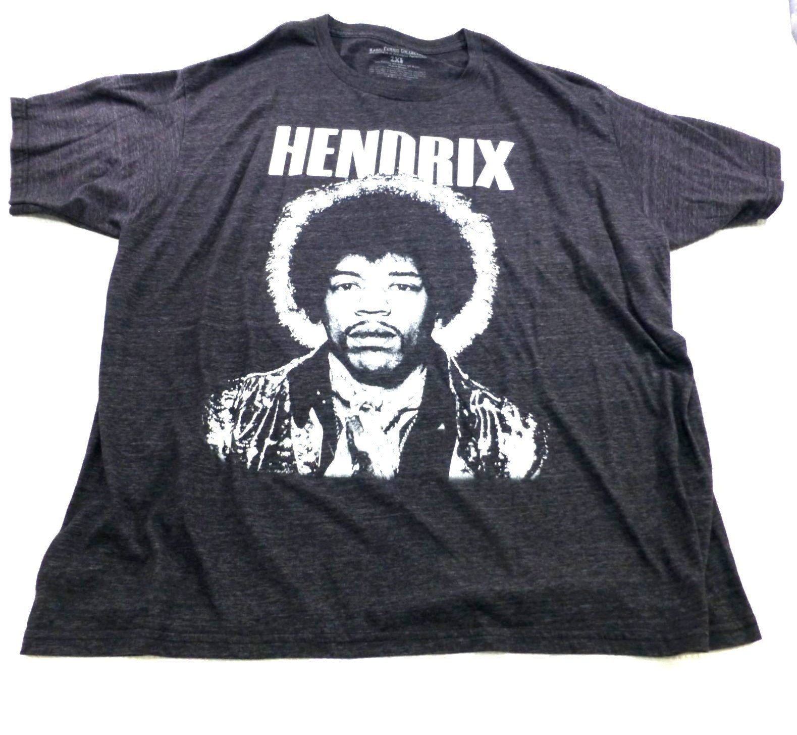 Jimi Hendrix Graphic T-Shirt Karl Ferris Collection 2X Polyester Cotton Rayon Bl
