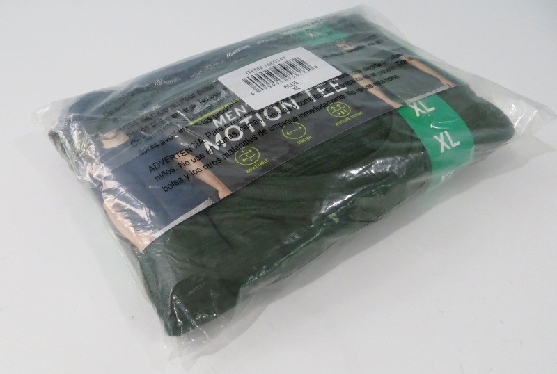 2-pack Eddie Bauer Men’s Motion Tee T-shirt, Size XL, Blue/ Green NEW & SEALED gallery