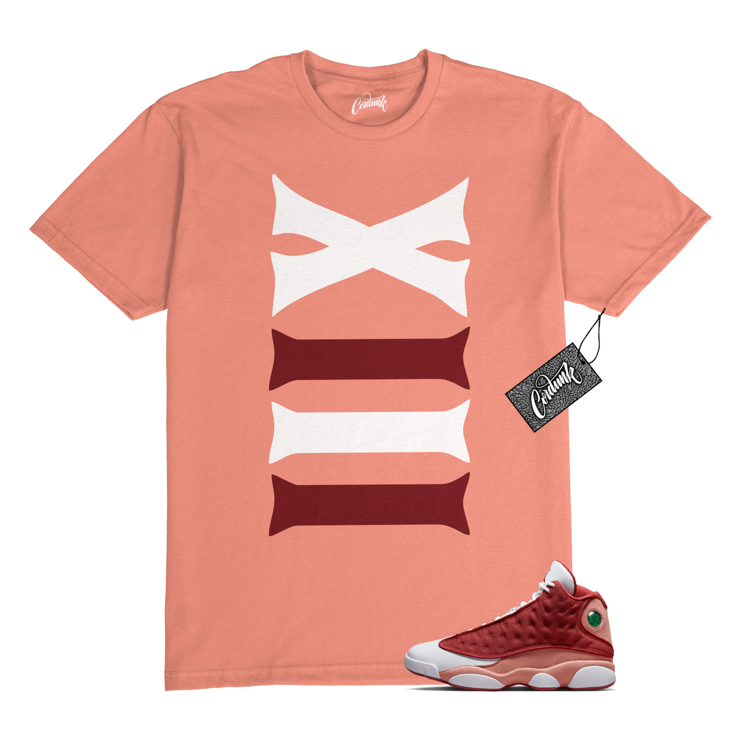 13 Dune Red Terra Blush Dunk T Shirt to Match XIII Jordan gallery