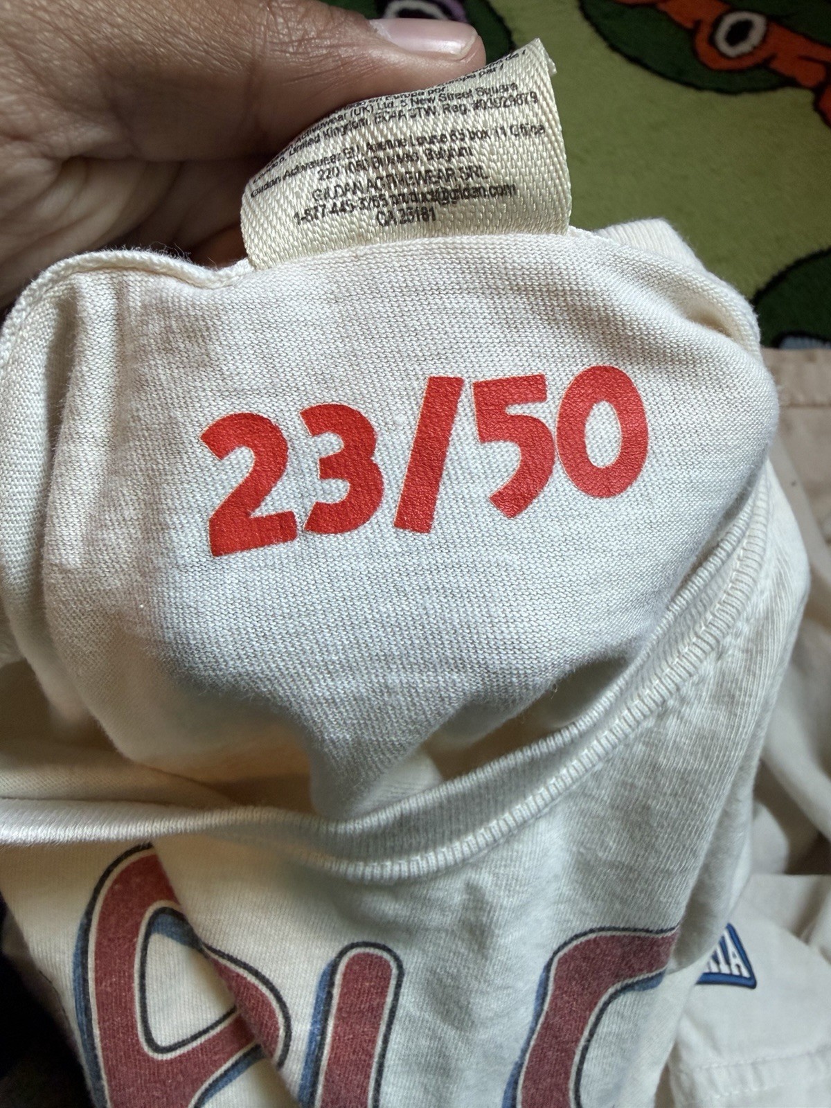 Comfort Colors Backyard SportsxPlanet Euphoria Pablo Sanchez White Limited 23/50 gallery