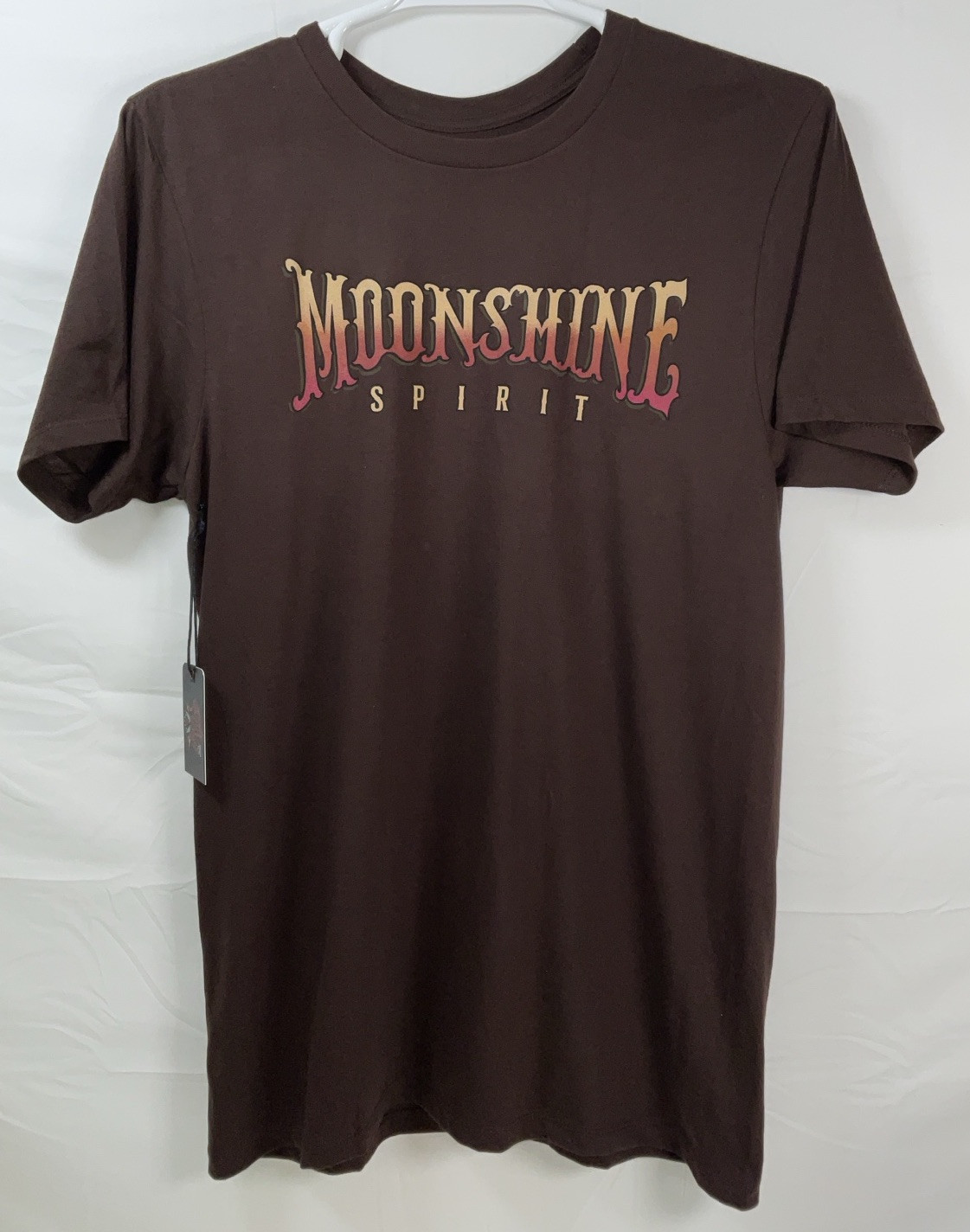 NWT Men’s Brad Paisley Moon Shine Spirit Comes Alive Guitar T-shirt Brown Medium gallery