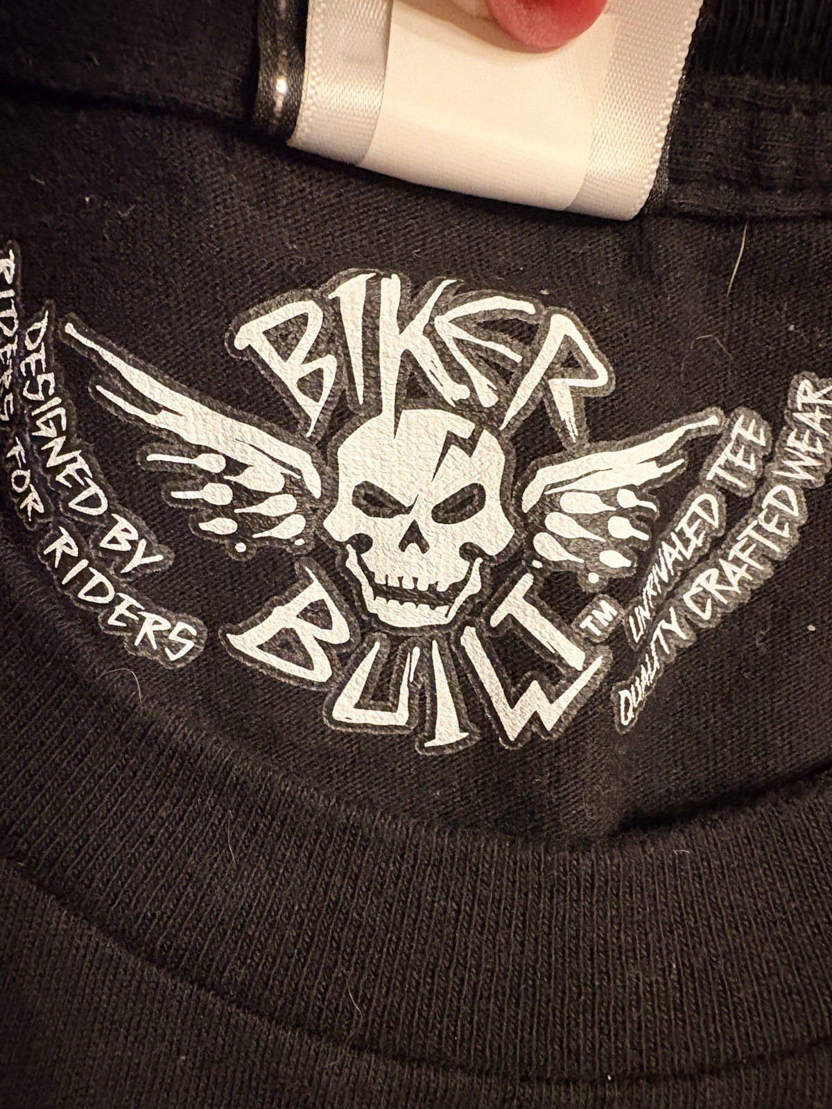 Harley Davidson Biker Built Sellersville PA Snake Skull T Shirt Size Large Black gallery
