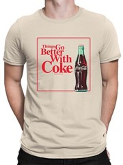 Coca-Cola Official Licensed “Things Go Better With Coke”. Men’s T-shirt