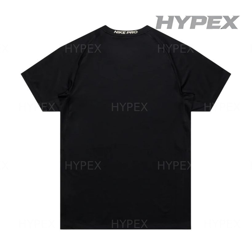 Nike T Shirts Men's Black Crew Neck Moderate IQ7360-010 New Size gallery