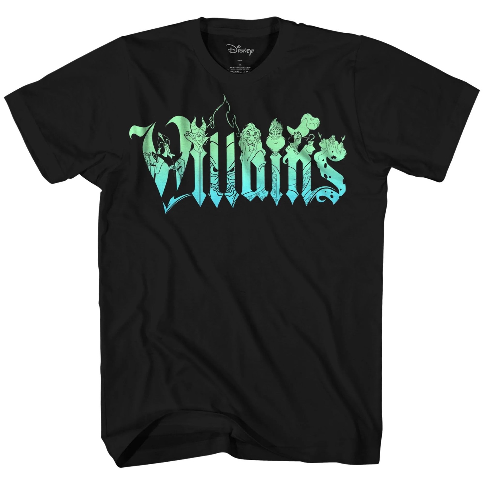 Disney Villains Black Graphic T-Shirt New gallery