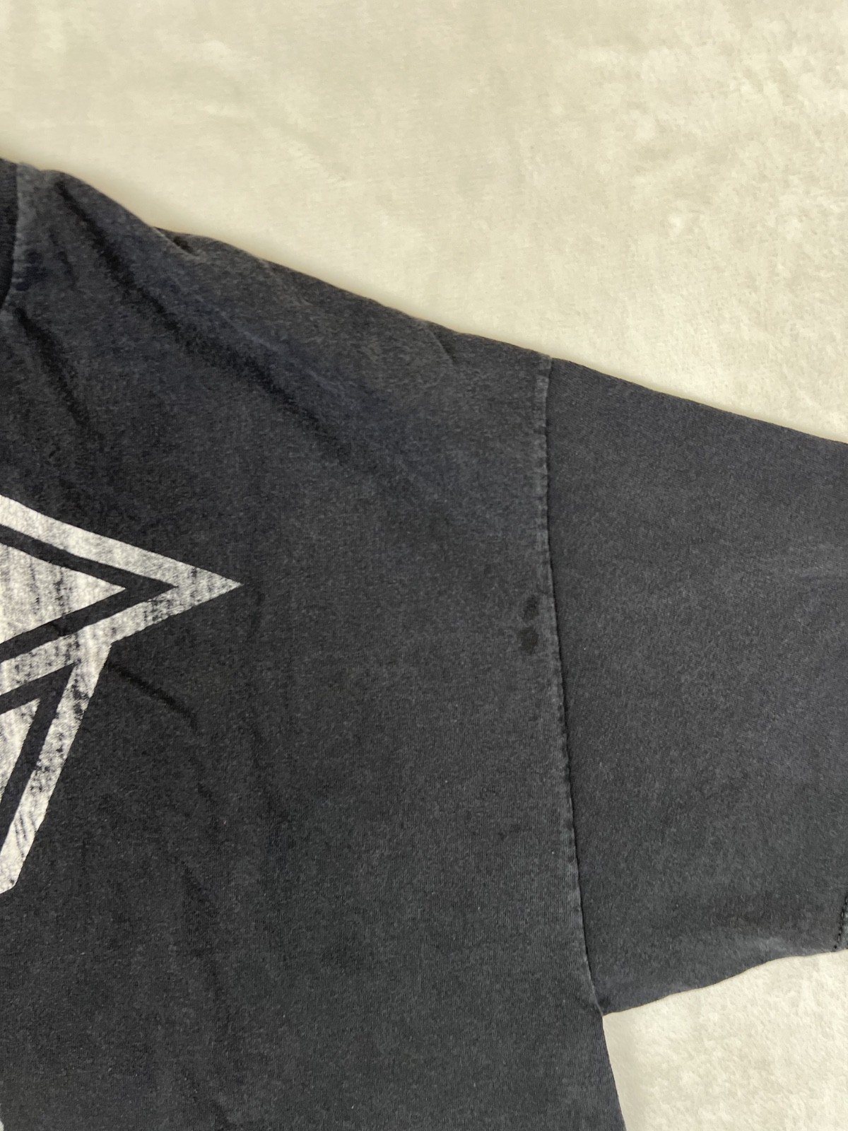 Vintage Famous Stars And Straps T-Shirt Size XL Black Y2K Faded Grunge gallery