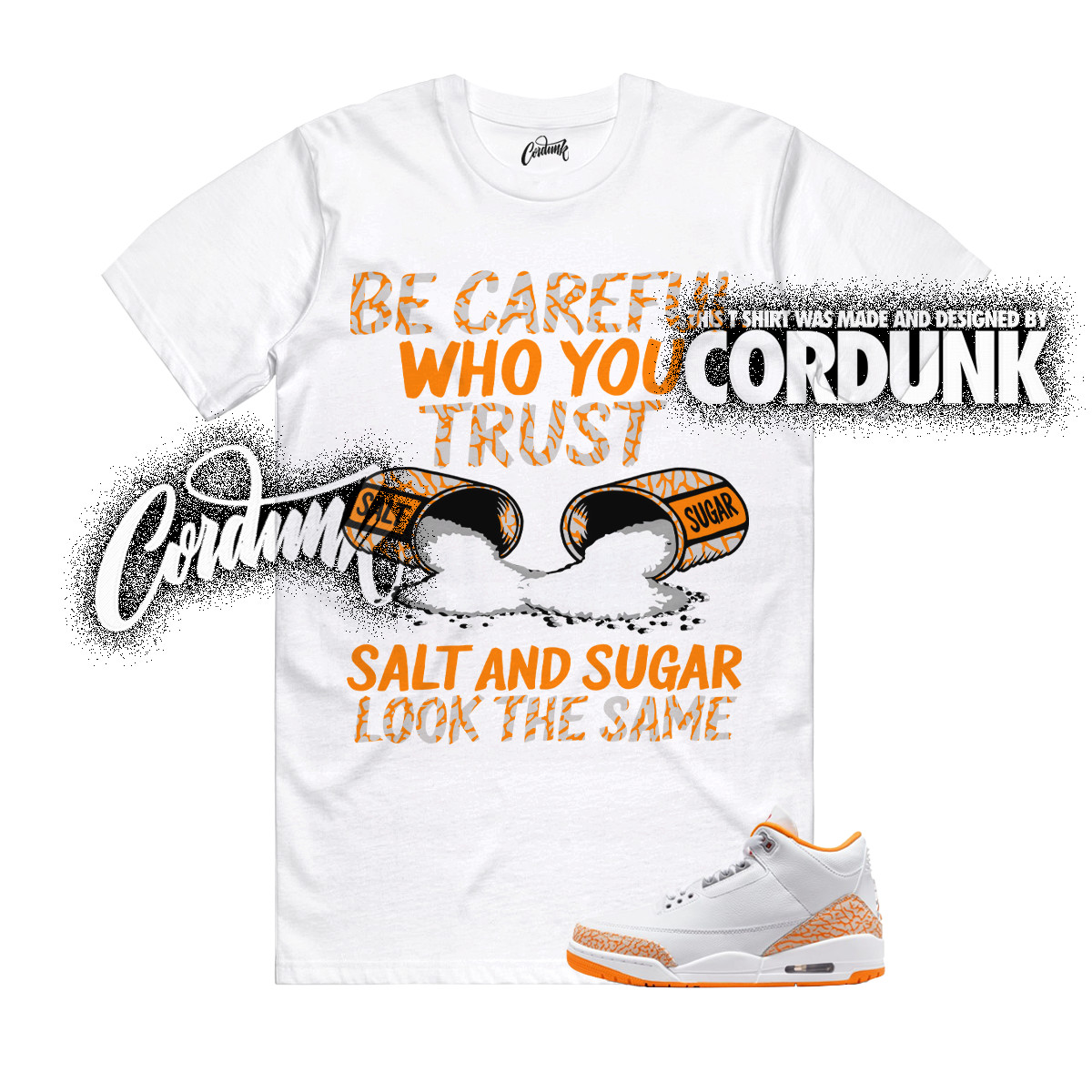 3 Orange Citrus White Cement Grey Multi Color 11 T Shirt Match SUGAR gallery
