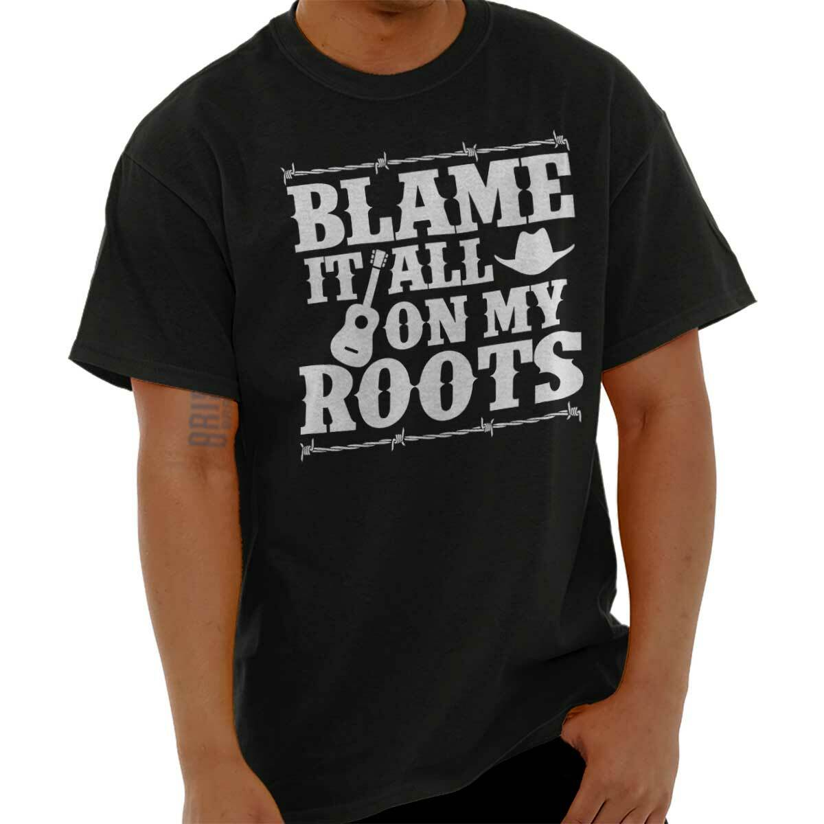 Southern Country Blame It All On My Boots Womens or Mens Crewneck T Shirt Tee