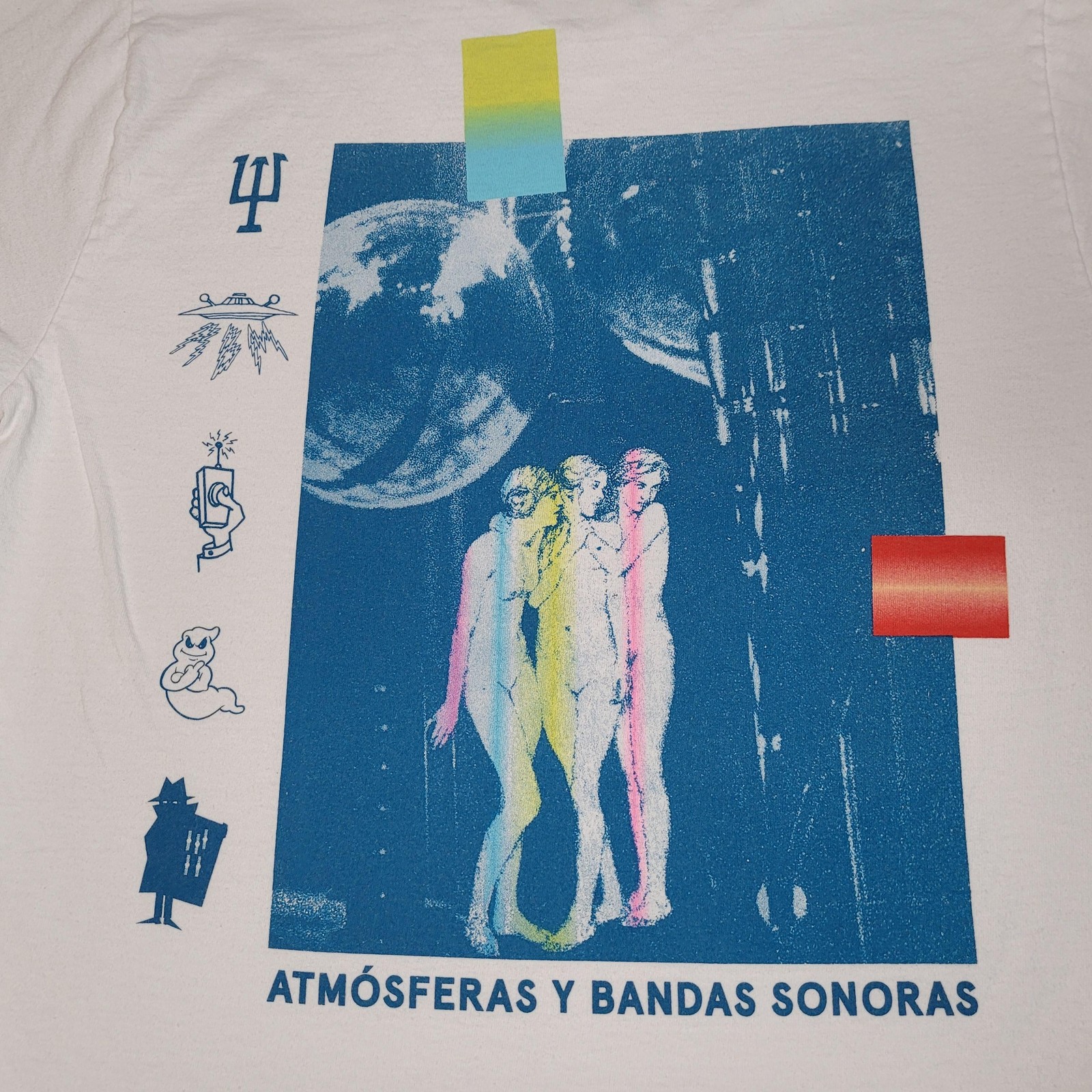 NEU! Shirt Mens Medium Atmósferas y Bandas Sonoras Graphic Tee Crimewave USA gallery