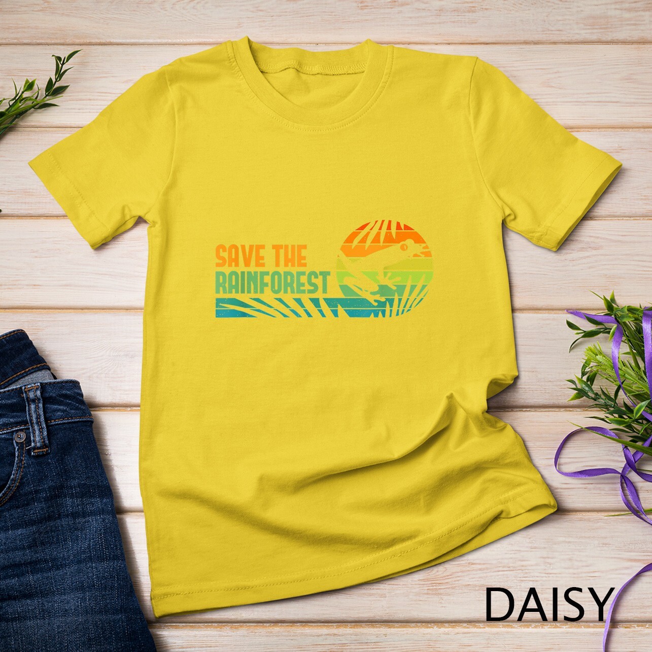Save the rainforest t shirt - tree frog shirt Unisex T-shirt gallery