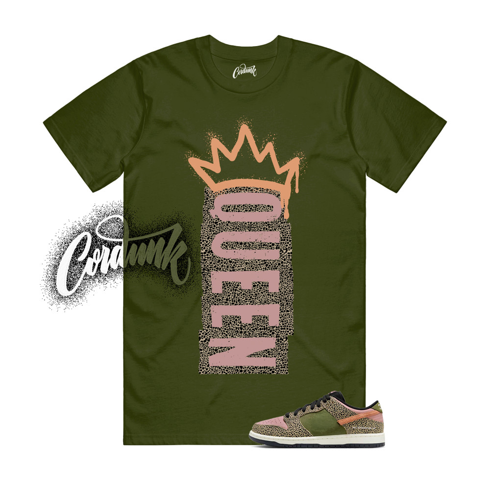 Dunk Recreational Use Khaki Amber Brown Rust Pink Green Rec T Shirt Match Q1