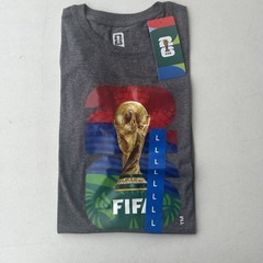 FIFA Official Licensed World Cup T Shirt Short Sleeve New with Tag Dark Gray L