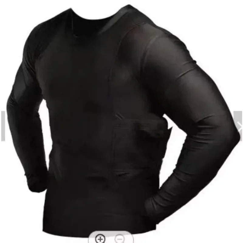 Concealment Clothes Men’S Crew Neck Undercover- Concealed Holster Carry Tops :) gallery