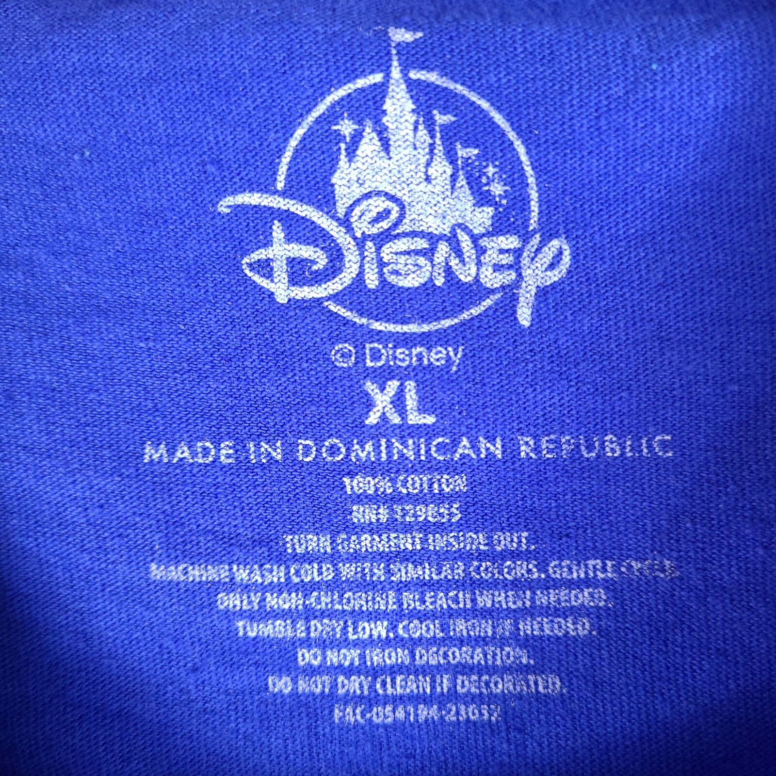 Disney T-Shirt Adult XL Blue Mickey Mouse American Flag USA gallery