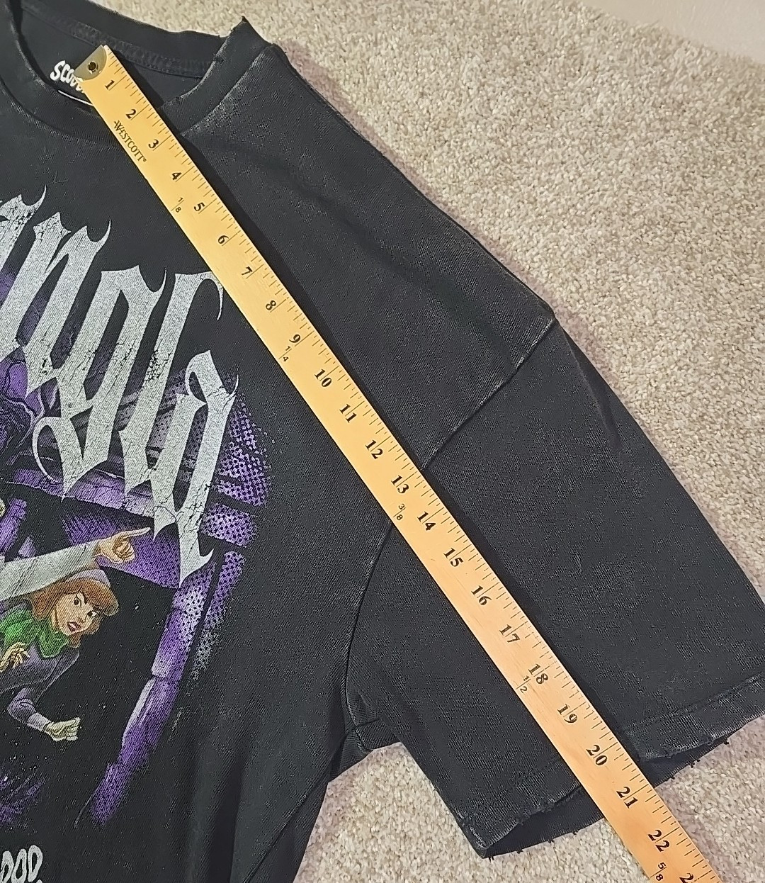 YoungLA Scooby-Doo Graphic Tee #4252 Distressed Oversized Goth Grunge Men's XL gallery